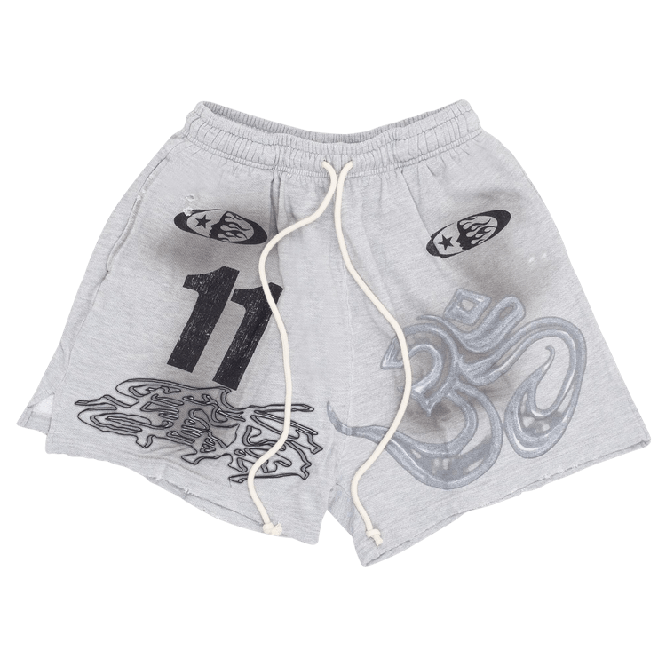 Hellstar Yoga Shorts "Grey"