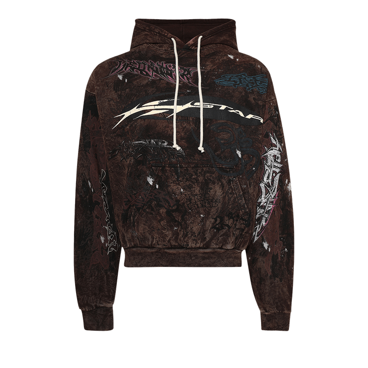 Hellstar Graffiti Hoodie "Brown"