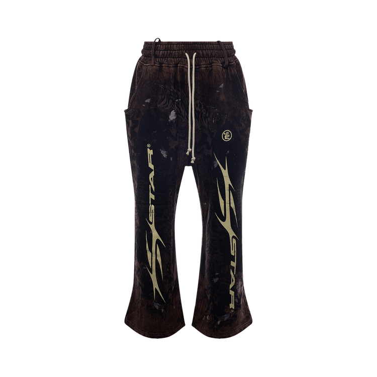 Hellstar Graffiti Sweatpants "Brown"