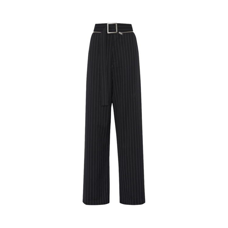 Jean Paul Gaultier Pinstripe Tailored Trouser "Black/White"