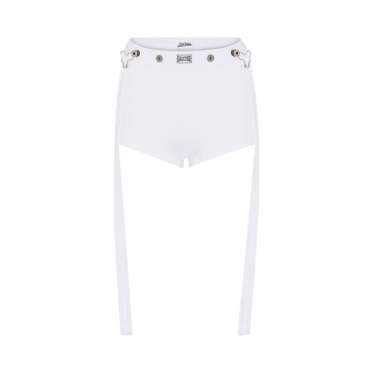 Jean Paul Gaultier Patch Shorts "White"