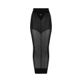 Jean Paul Gaultier Logo Knit Skirt "Black"