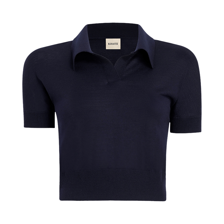 Khaite Morgane Top "Midnight Navy"