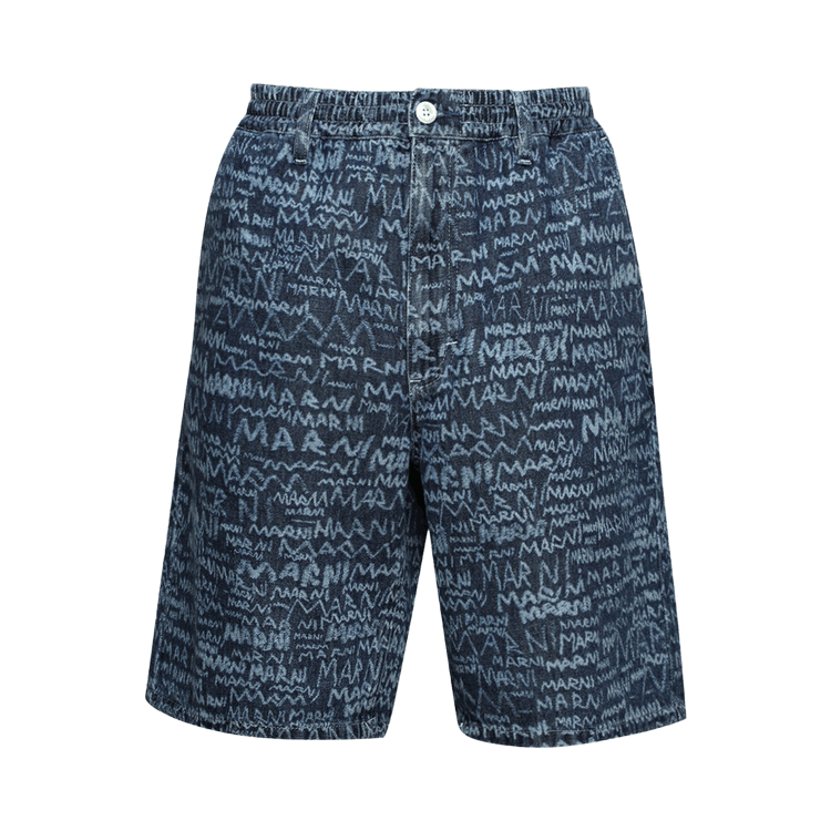 Marni Lasered Shorts "Blue Kyanite"