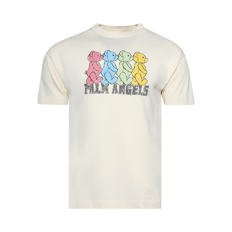 Palm Angels Crossroads Bears Tee "Ivory"