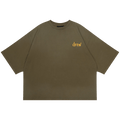 Drew House Scribble Boxy T-Shirt "Faded Olive"