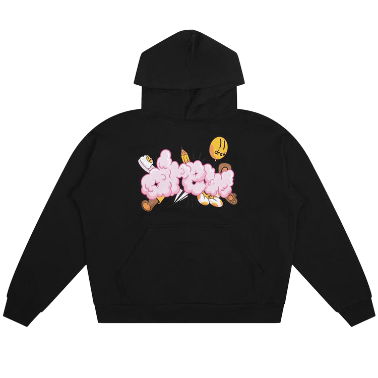 Drew House Doodle Joy Hoodie "Black"