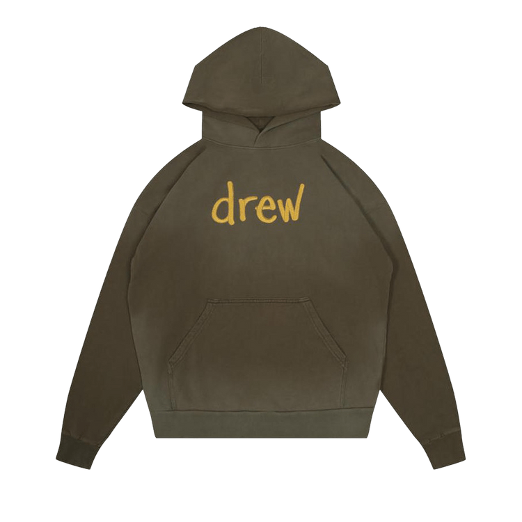 Drew House Scribble Oversized Hoodie "Faded Olive Green"