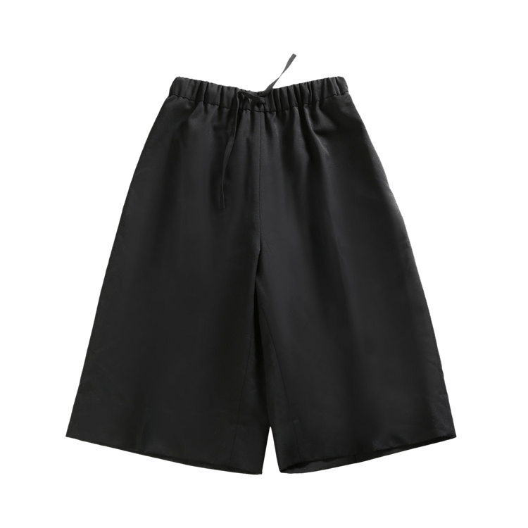 Simone Rocha Wide Leg Elasticated Long Shorts "Black"
