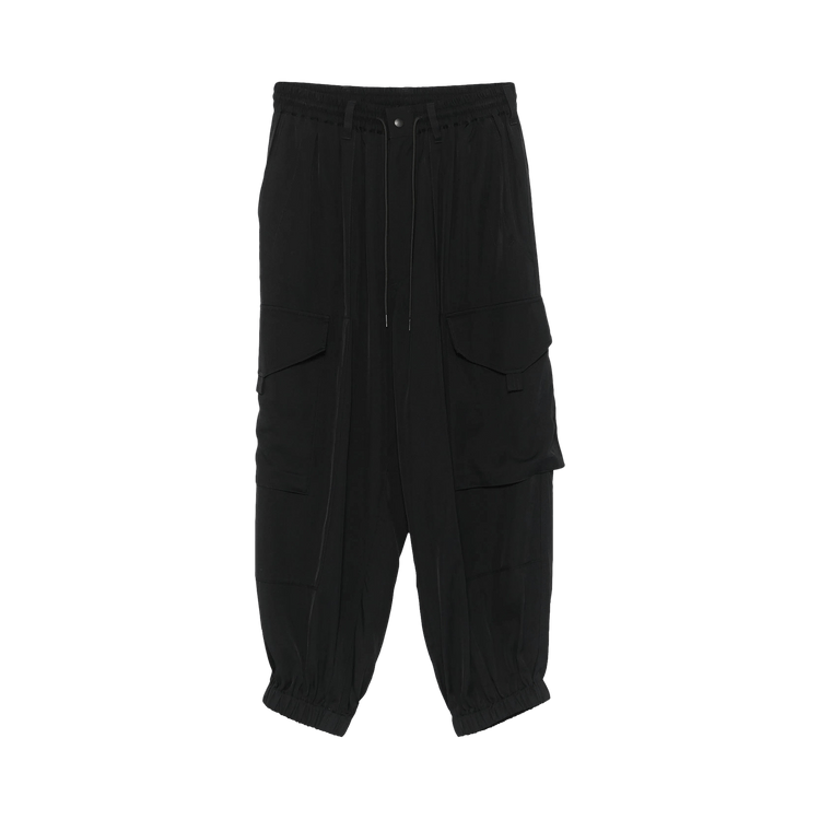 Y-3 Rayon Twill Pants "Black"