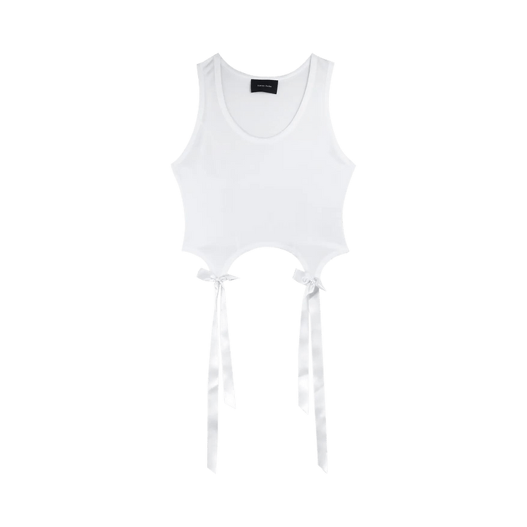 Simone Rocha Bow Tail Easy Tank "Ivory"