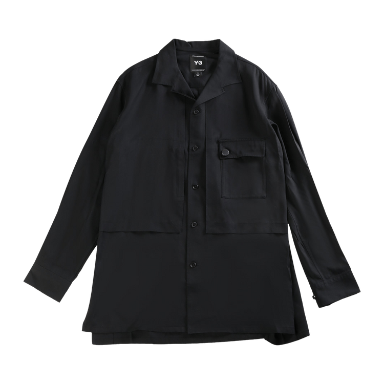 Y-3 Rayon Twill Shirt "Black"