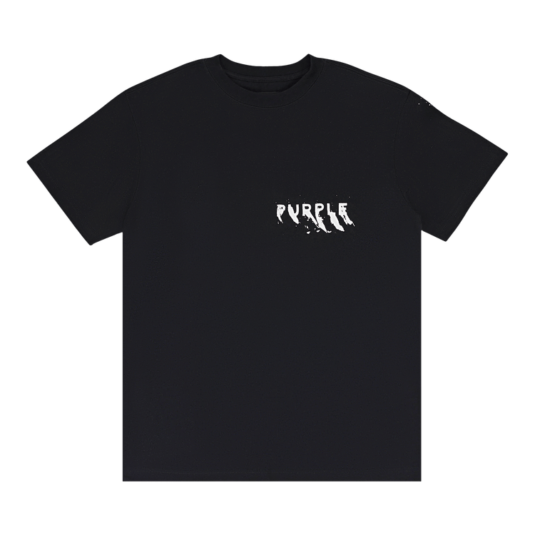 PURPLE BRAND Heavy Jersey Short-Sleeve Tee "Black"
