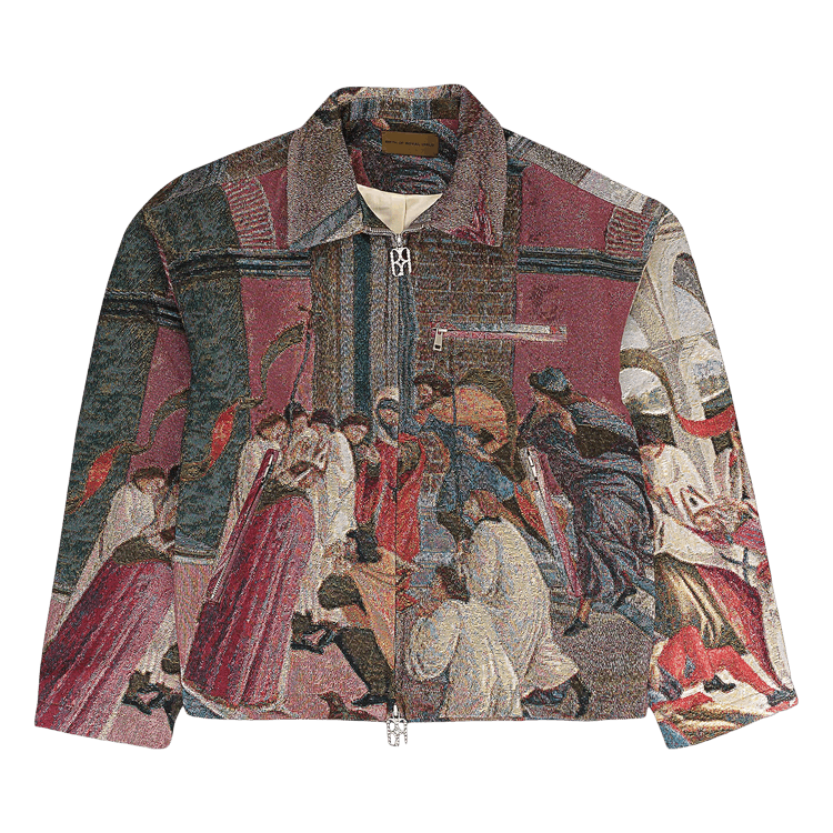 Birth Of Royal Child Artist Jacquard Weave Work Jacket "Multicolor"