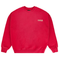 PURPLE BRAND HWT Fleece Plate Crewneck Sweatshirt "Red"