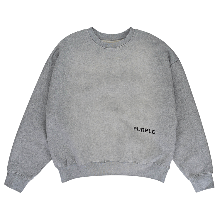 PURPLE BRAND HWT Fleece Crewneck Sweatshirt "Heather"