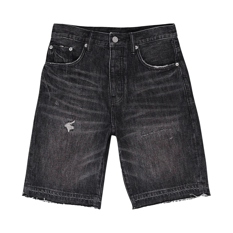 PURPLE BRAND Blowout Relaxed Shorts "Black"