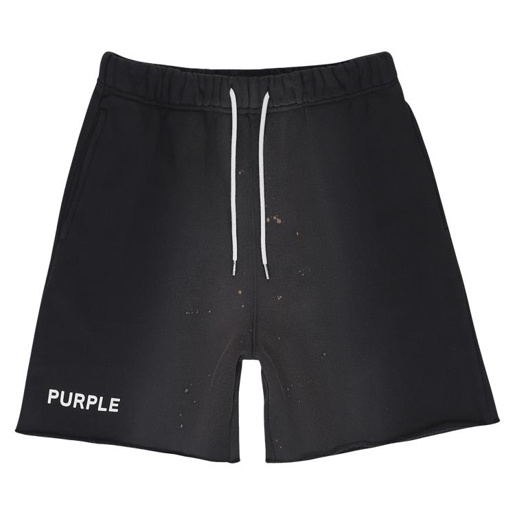 PURPLE BRAND HWT Fleece Short "Black"