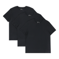 PURPLE BRAND Clean Jersey Short-Sleeve Tee (3 Pack) "Black"