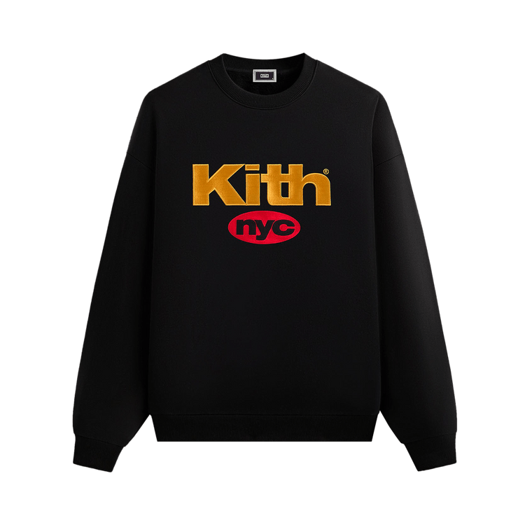Kith NYC Nimbus Logo Nelson Crewneck "Black"