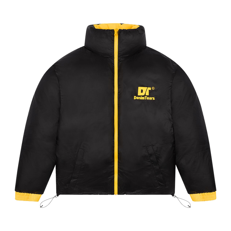 Denim Tears DT Outdoor Puffer Jacket "Black/Yellow"