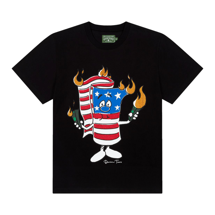 Denim Tears Firecracker Tee "Black"