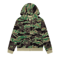 Denim Tears Wreath Zip Hoodie "Green Camo"