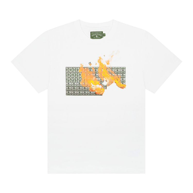 Denim Tears Burn It All Tee "White"