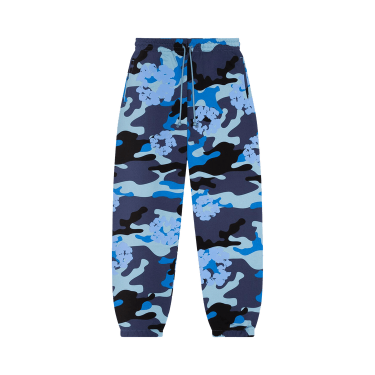 Denim Tears Wreath Sweatpant "Blue Camo"