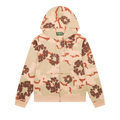Denim Tears Wreath Zip Hoodie "Tan Camo"