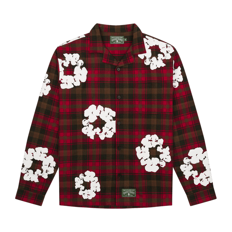 Denim Tears Wreath Pajama Shirt "Red"