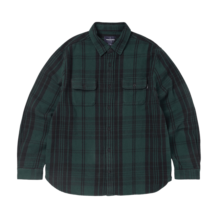 thisisneverthat Big Flannel Work Shirt "Green"