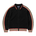 thisisneverthat Striped Zip Cardigan "Black"