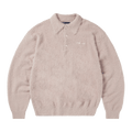 thisisneverthat SCT-Logo Shaggy Knit Polo "Pink"