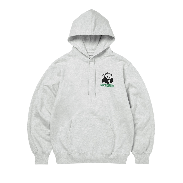 thisisneverthat Panda Hoodie "Oatmeal"