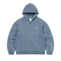 thisisneverthat Indigo Dyed Zip Up Hoodie "Washed Blue"