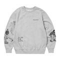 thisisneverthat Sketch Embroidery Crewneck "Heather Grey"
