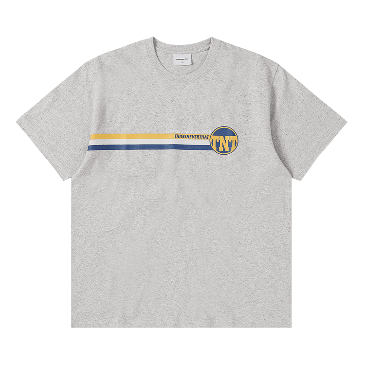 thisisneverthat TNT Track Lines Tee "Heather Grey"