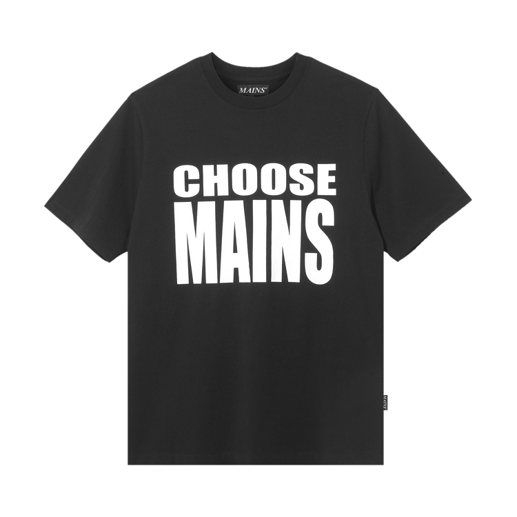 MAINS Choose MAINS T-Shirt "Black"