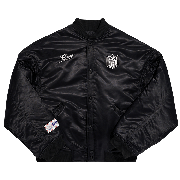 Willy Chavarria x Kendrick Lamar x NFL g. National Bomber Jacket "Black"
