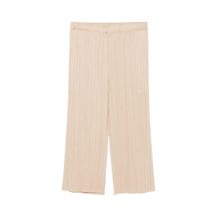 Pleats Please Issey Miyake MC August Pants "Beige"