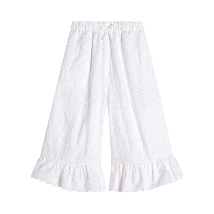 Simone Rocha Trim Drawstring Long Bloomer Trousers "White"
