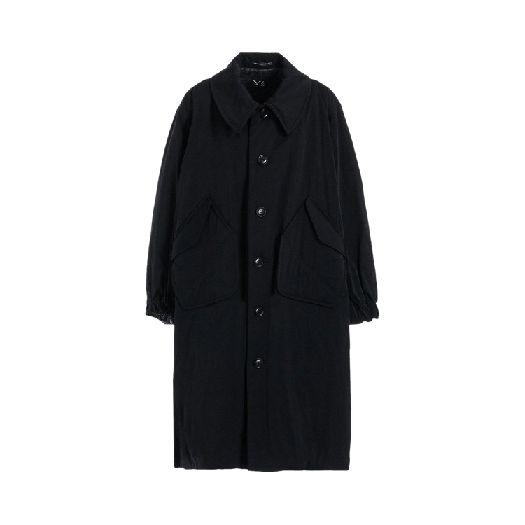 Y's NY Chino Cloth Big Pocket Coat 'Black'