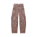 The Attico Wide Leg Cargo Pant "Washed Mauve"