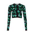 Coperni Jacquard Knitted Cardigan "Blue"