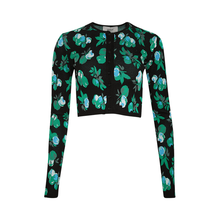 Coperni Jacquard Knitted Cardigan "Blue"