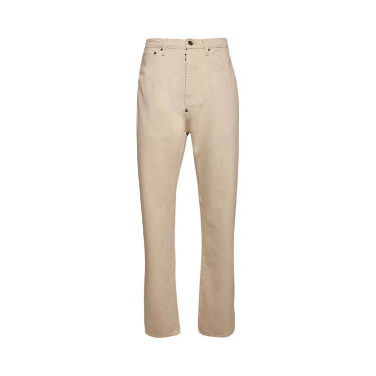 Maison Margiela Buckle Jeans "Ecru Melange"