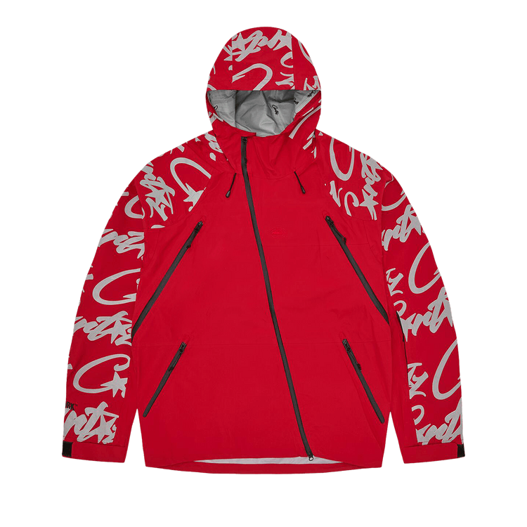 Corteiz Elitework Waterproof Shell Jacket V2 "Red"