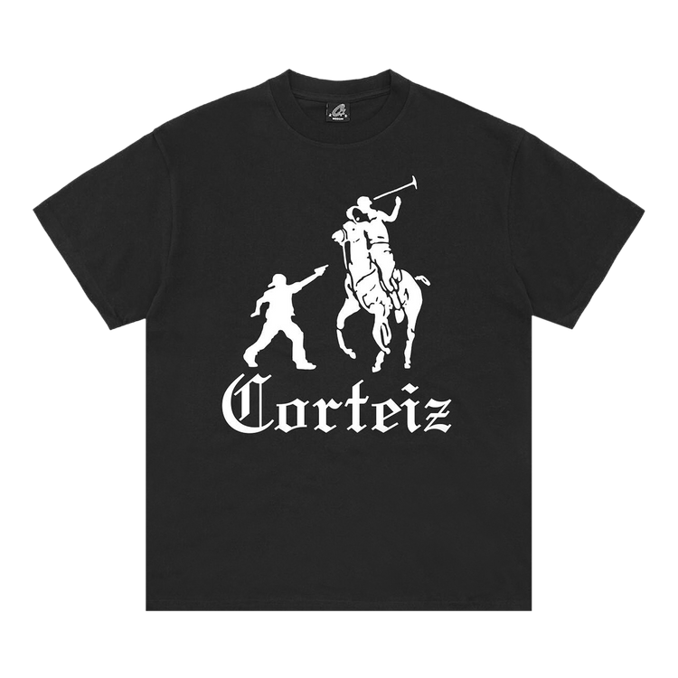Corteiz Jack Boys Tee "Black/White"