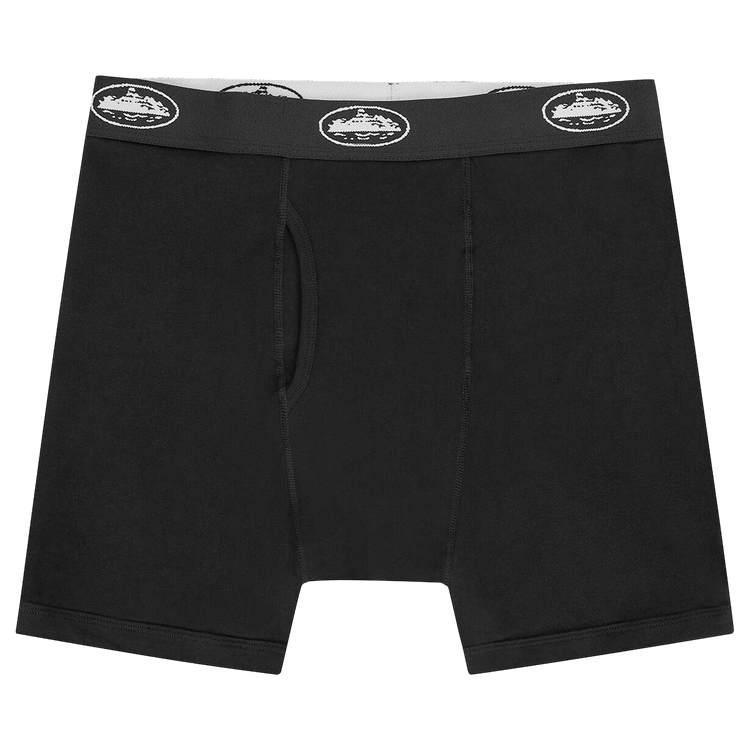 Corteiz Alcatraz Boxers (3 Pack) "Black"